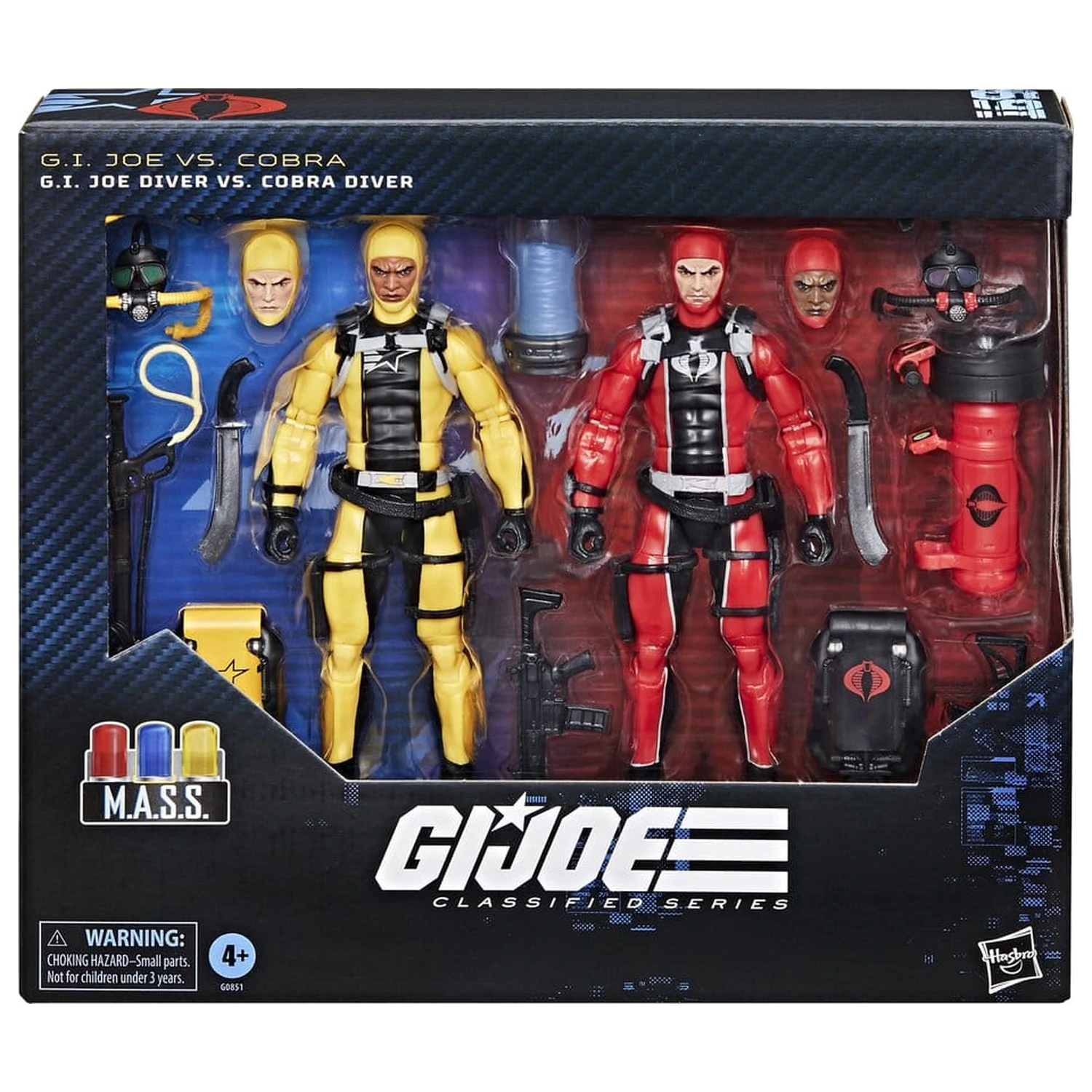 G.I. Joe Classified Series Action Figure 2-Pack #169 G.I. Joe Diver vs. Cobra Diver 15 cm product photo