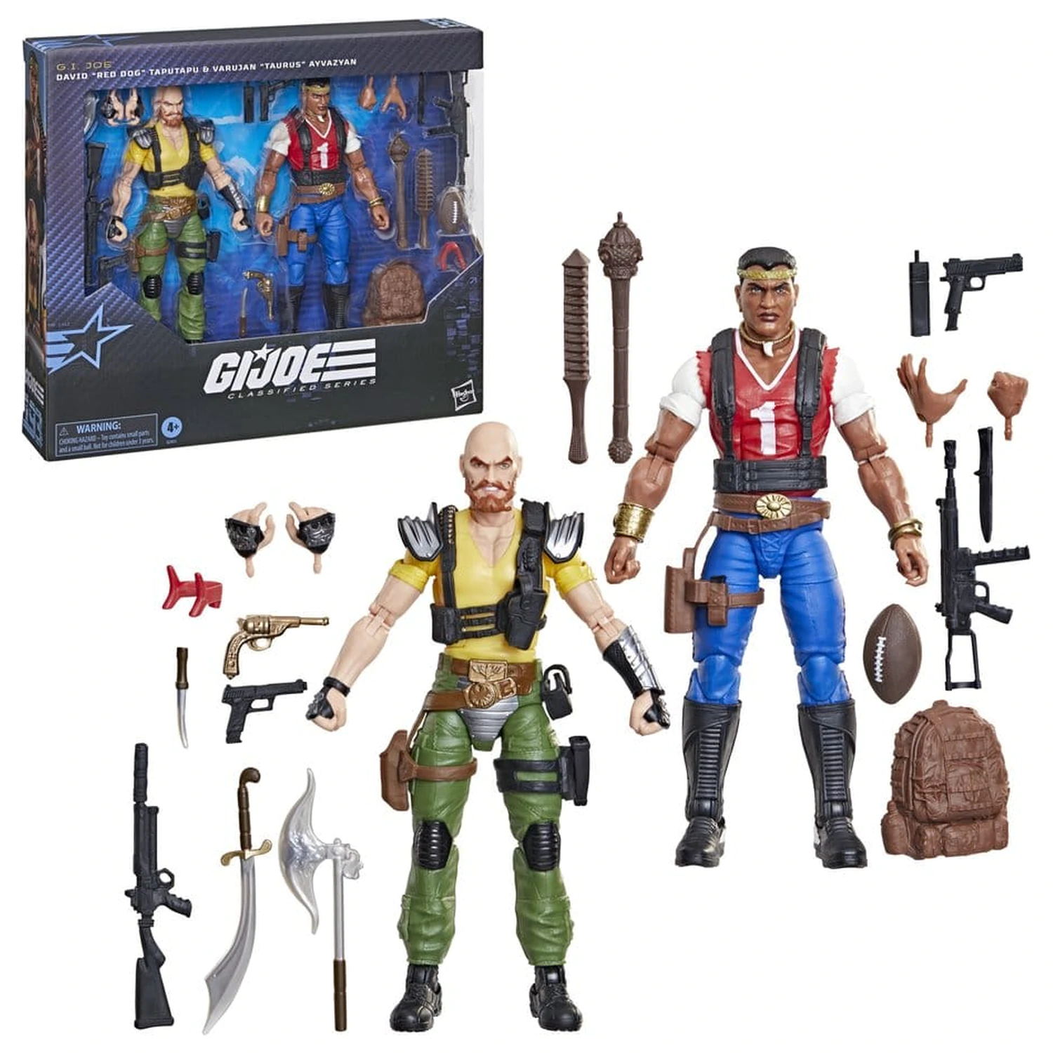 G.I. Joe Classified Series Action Figure 2-Pack #193 David "Red Dog" Taputapu & Varujan "Taurus" Ayvazyan 15 cm product photo