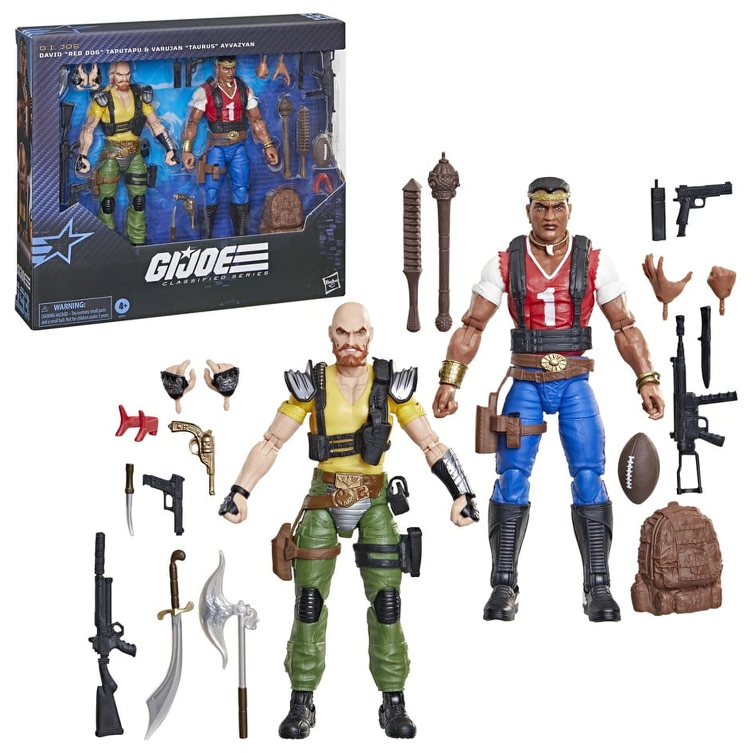 G.I. Joe Classified Series Action Figure 2-Pack #193 David "Red Dog" Taputapu & Varujan "Taurus" Ayvazyan 15 cm product photo