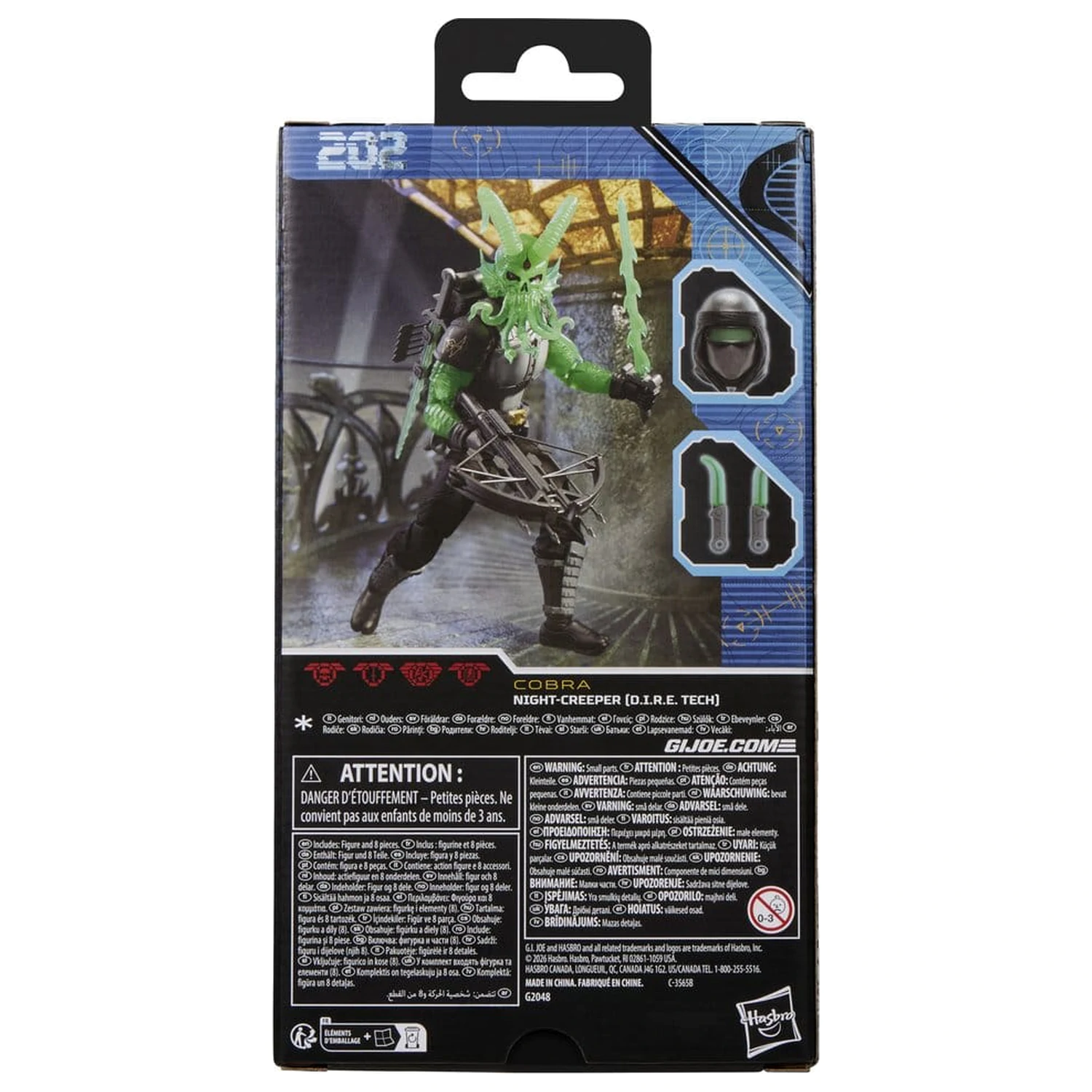 G.I. Joe Classified Series Action Figure #202 Night-Creeper (D.I.R.E. Tech) 15 cm product photo