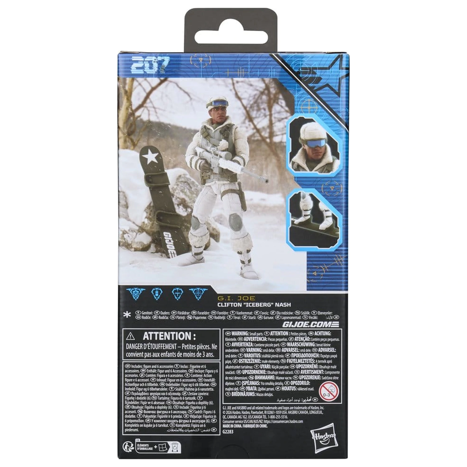 G.I. Joe Classified Series Action Figure #207 Clifton "Iceberg" Nash 15 cm product photo