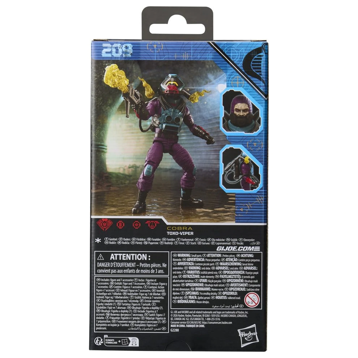 G.I. Joe Classified Series Action Figure #209 Toxo-Viper 15 cm product photo