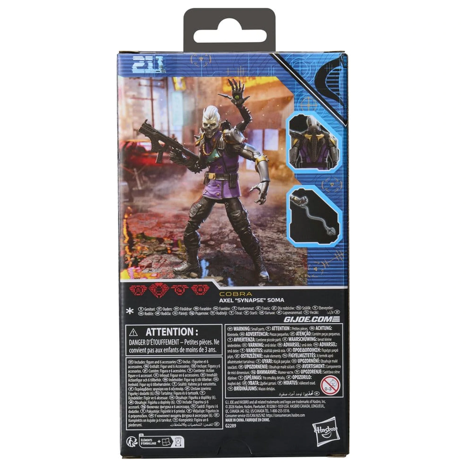 G.I. Joe Classified Series Action Figure #211 Axel "Synapse" Soma 15 cm product photo