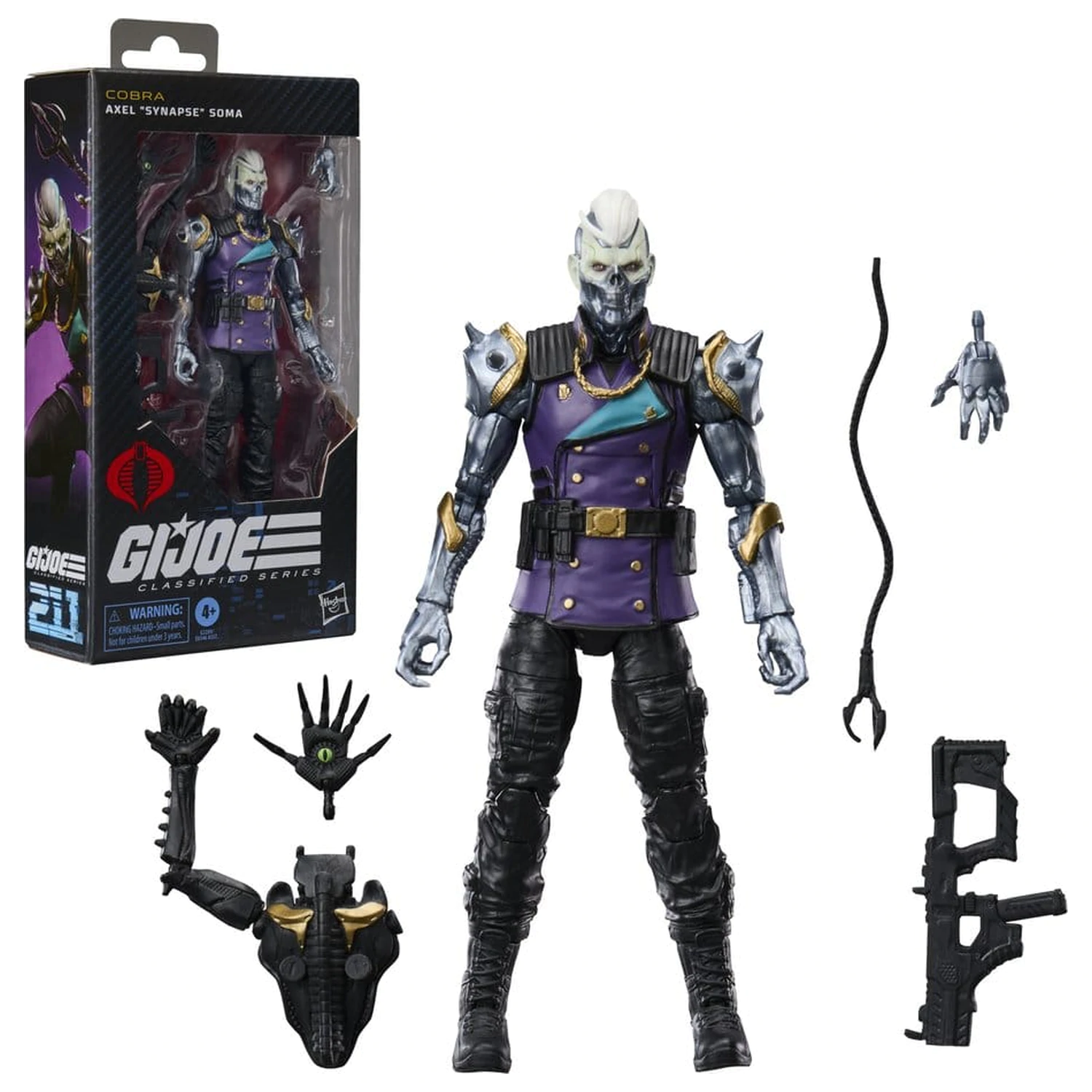 G.I. Joe Classified Series Action Figure #211 Axel "Synapse" Soma 15 cm product photo