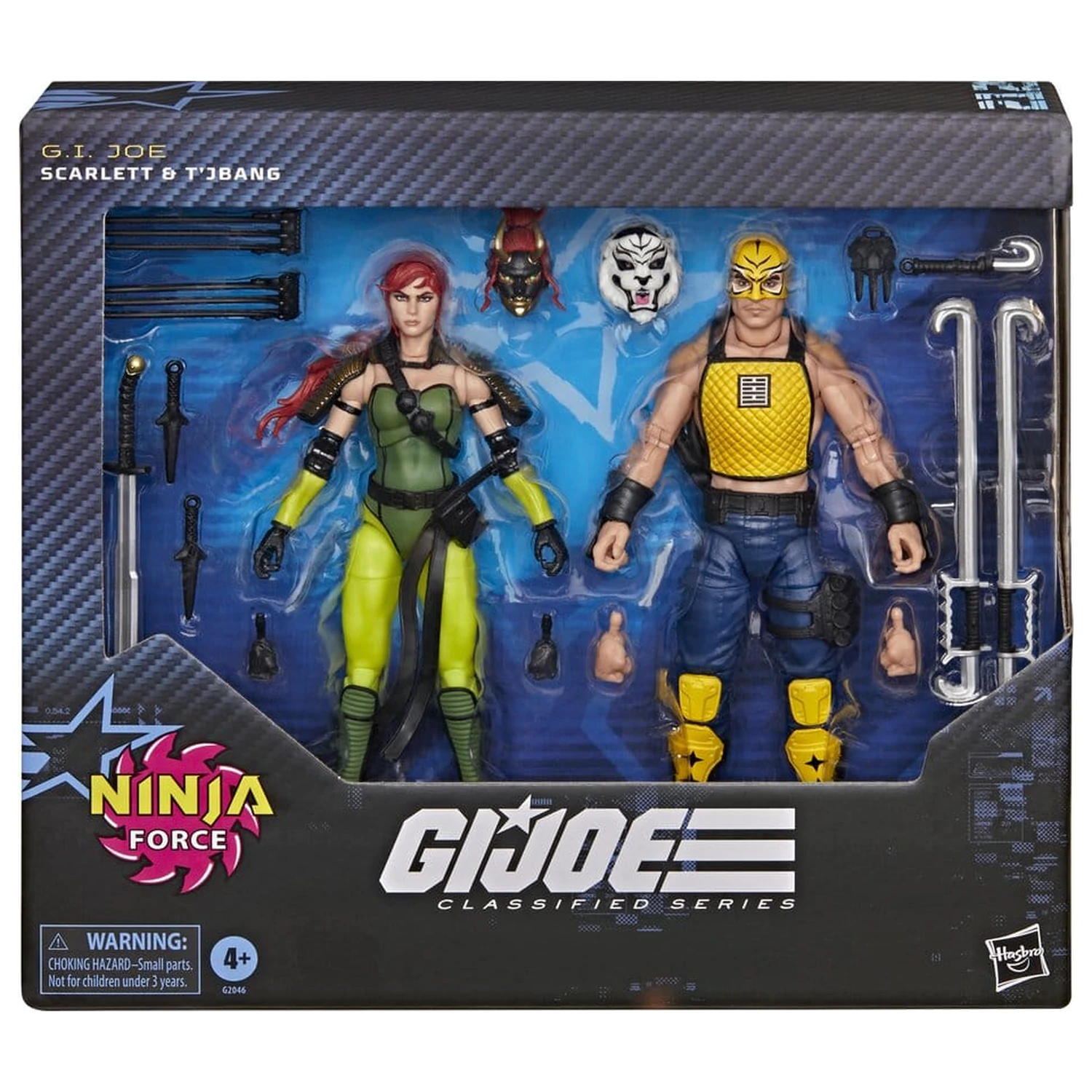G.I. Joe Classified Series Action Figure 2-Pack #212 Ninja Force Scarlett & T'Jbang 15 cm product photo