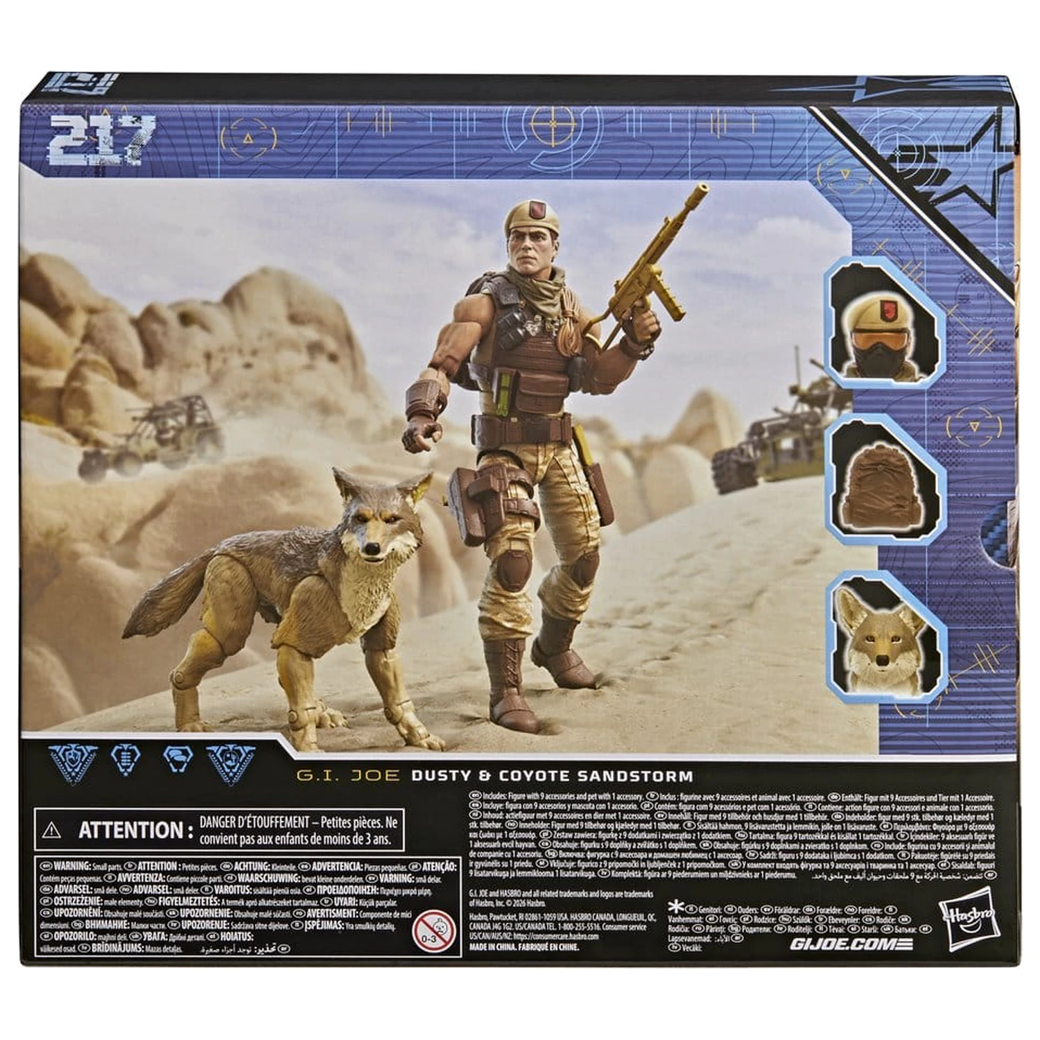 G.I. Joe Classified Series Action Figure #217 Dusty & Coyote Sandstorm 15 cm product photo