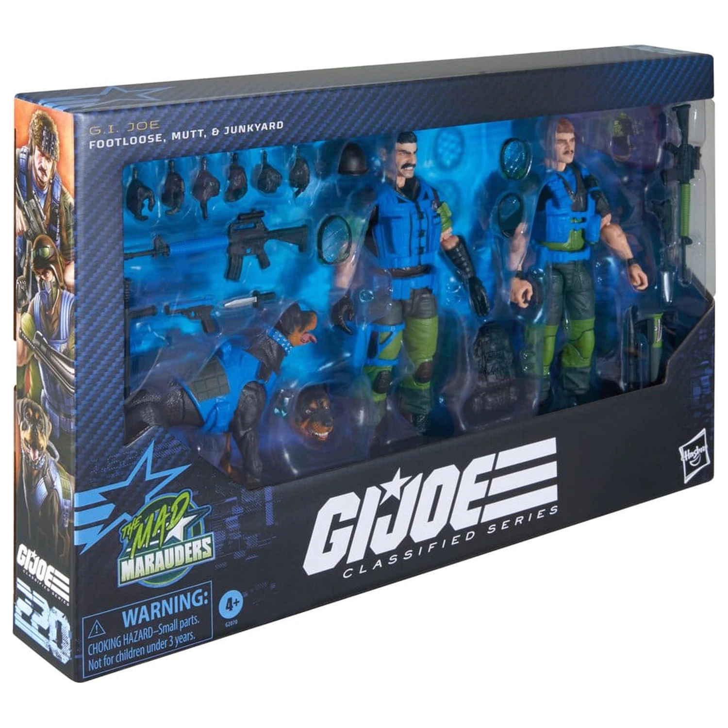 G.I. Joe Classified Series Action Figure 3-Pack #220 Mad Marauders: Footloose & Mutt & Junkyard 15 cm product photo