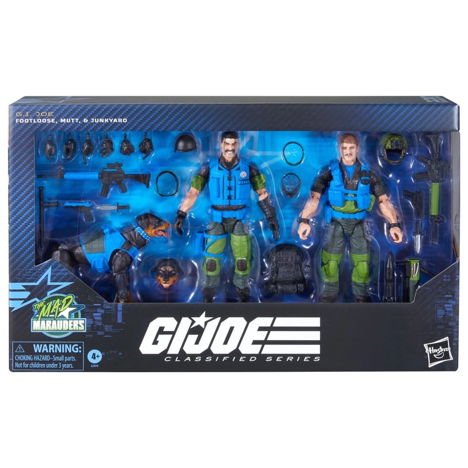 G.I. Joe Classified Series Action Figure 3-Pack #220 Mad Marauders: Footloose & Mutt & Junkyard 15 cm product photo