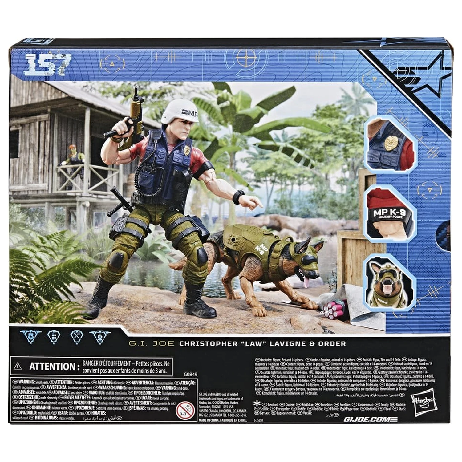 G.I. Joe Classified Series Action Figure #157 Christopher "Law" Lavigne & Order 15 cm product photo
