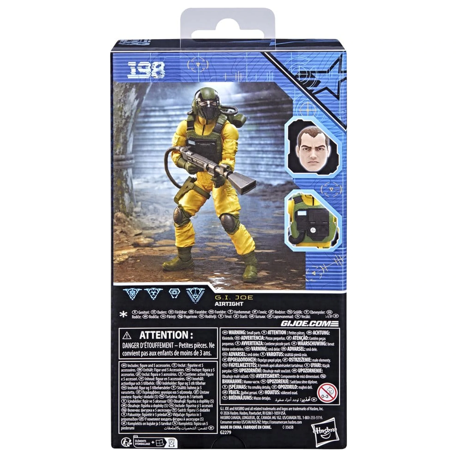 G.I. Joe Classified Series Action Figure #198 Airtight 15 cm product photo