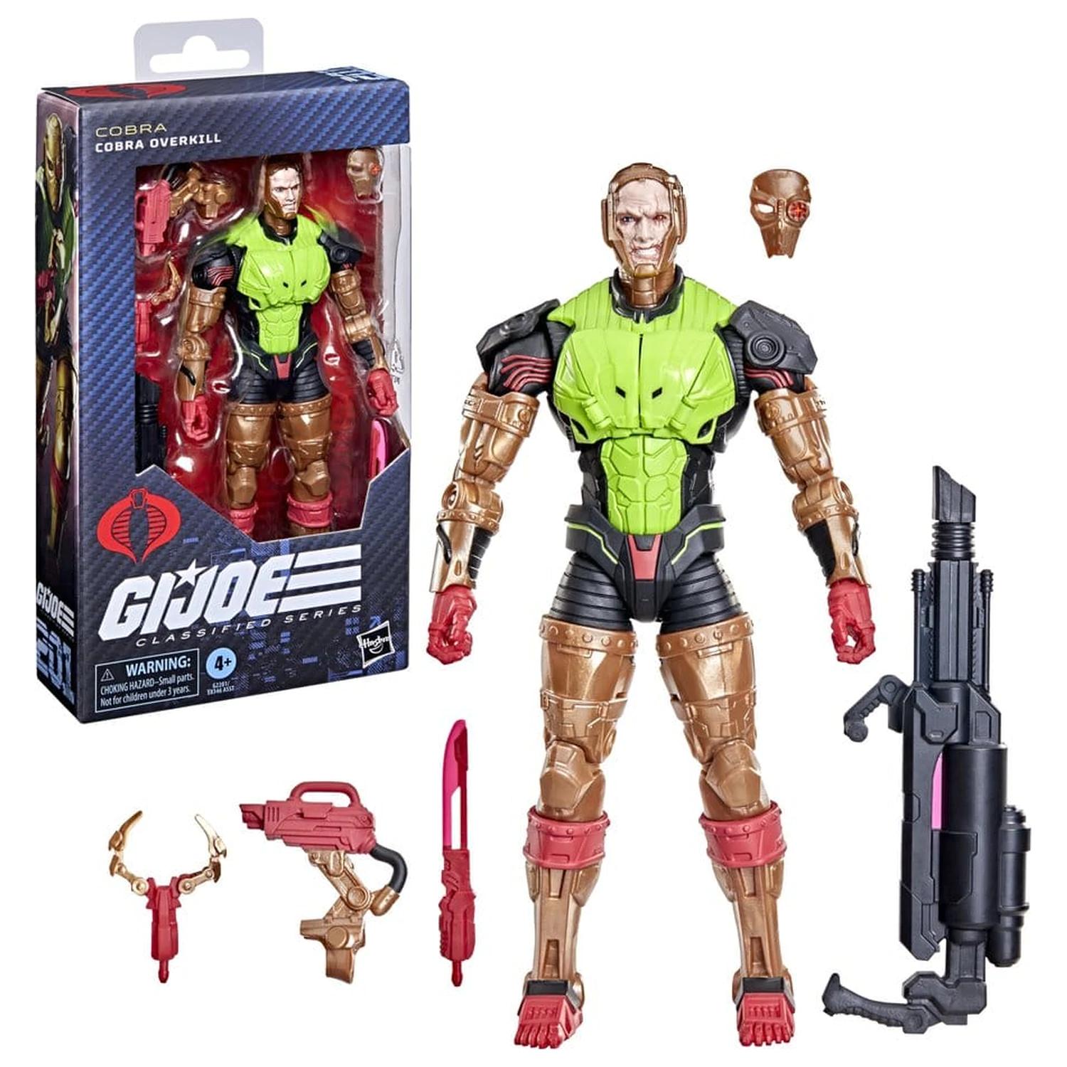 G.I. Joe Classified Series Action Figure #201 Cobra Overkill 15 cm product photo
