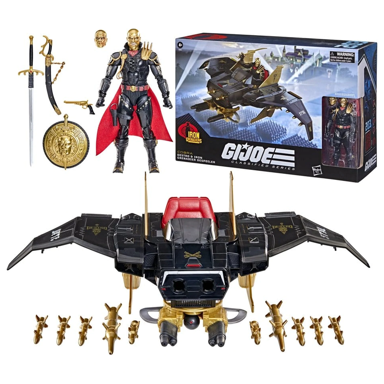 G.I. Joe Classified Series Action Figure and Vehicle Set #203 Destro & Iron Grenadier Despoiler 15 cm product photo