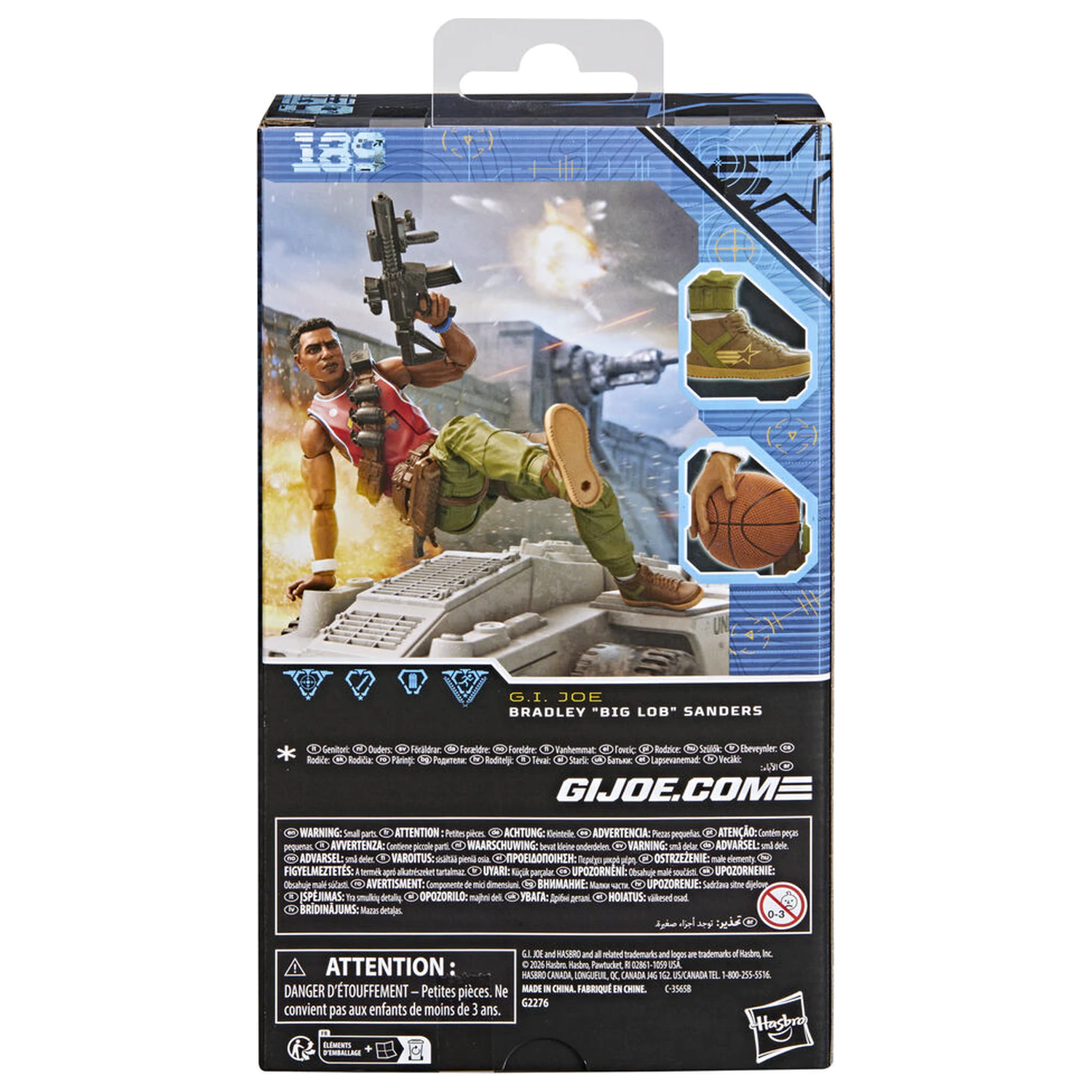G.I. Joe Classified Series Bradley Big Lob Sanders figure 15cm product photo