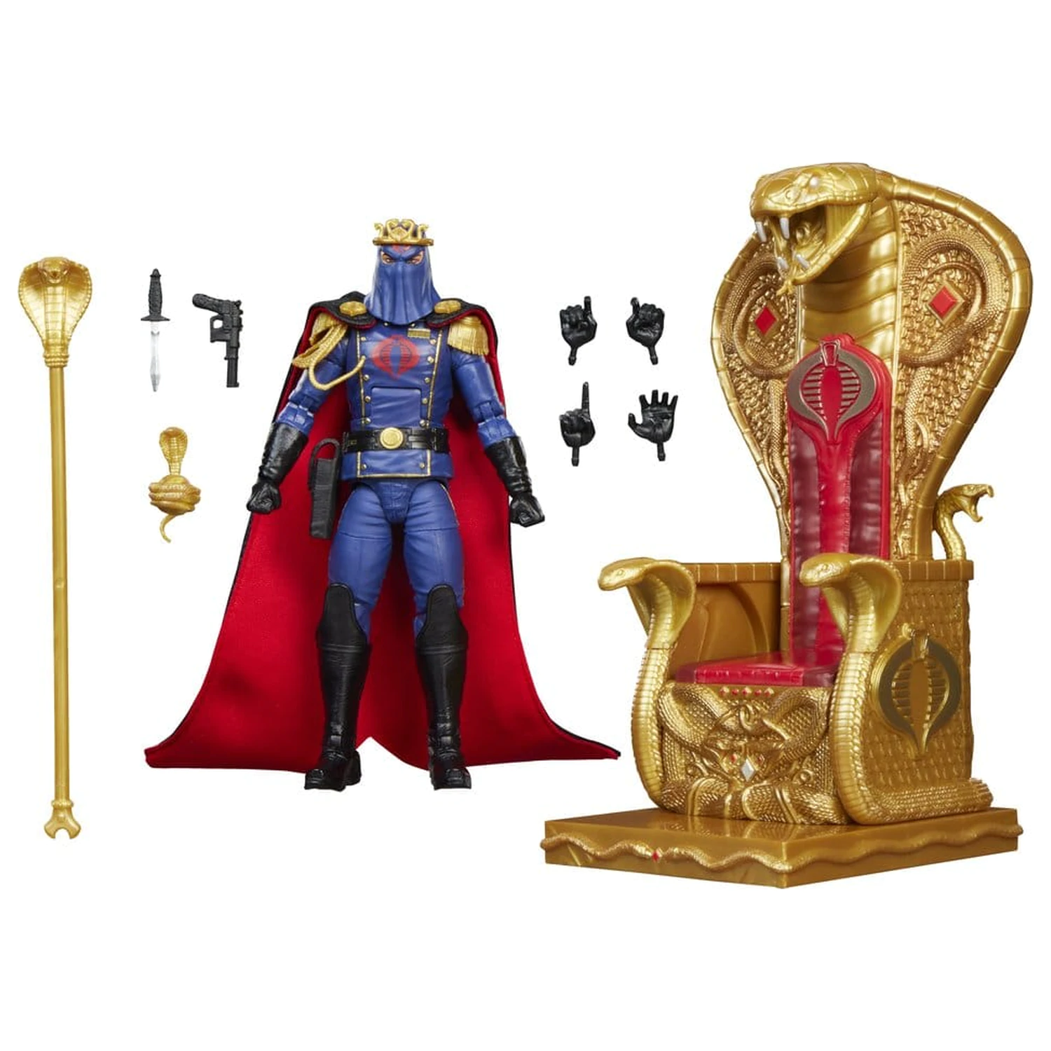 G.I. Joe Classified Series Action Figure Cobra Commander in Dress Uniform & Throne 15 cm product photo