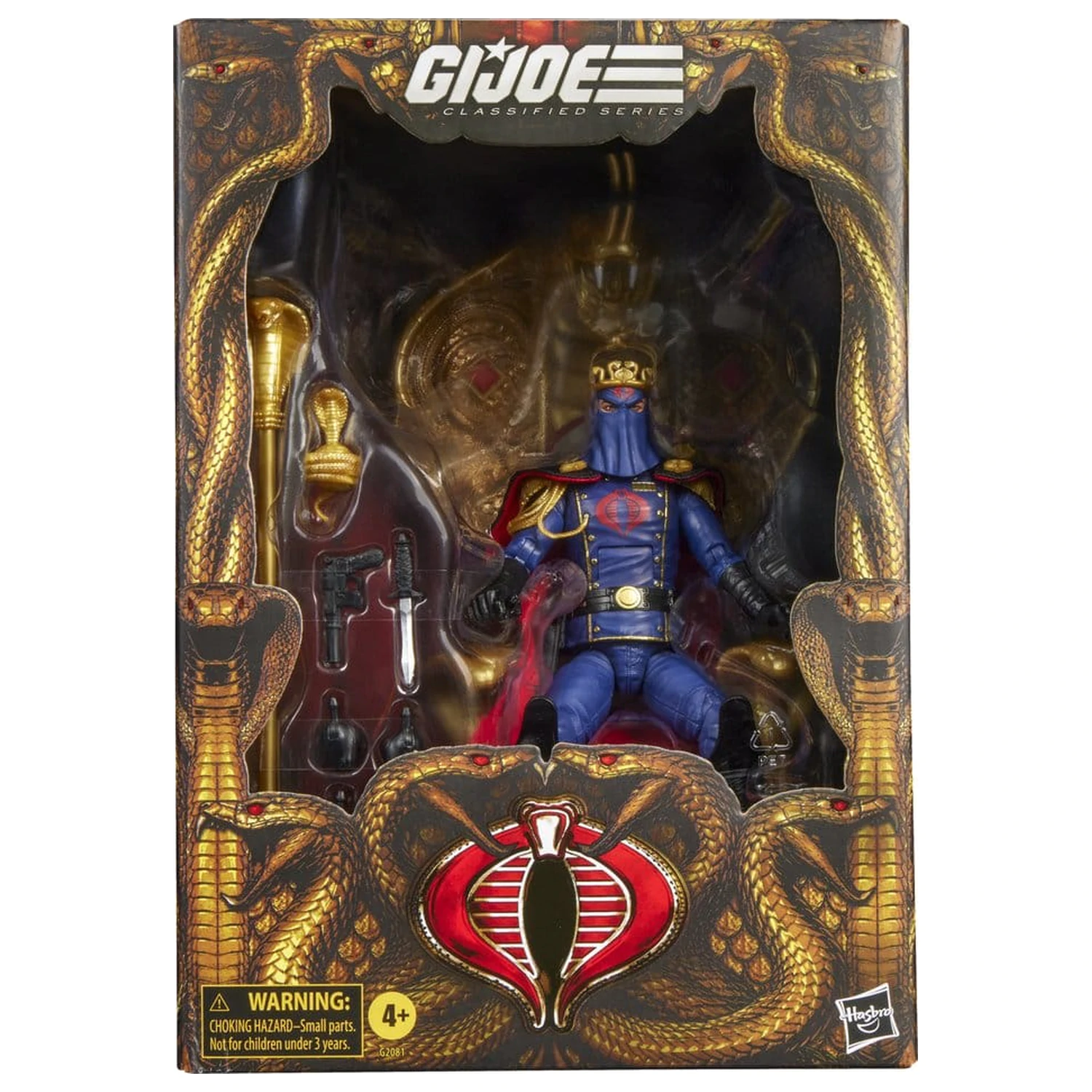 G.I. Joe Classified Series Action Figure Cobra Commander in Dress Uniform & Throne 15 cm product photo