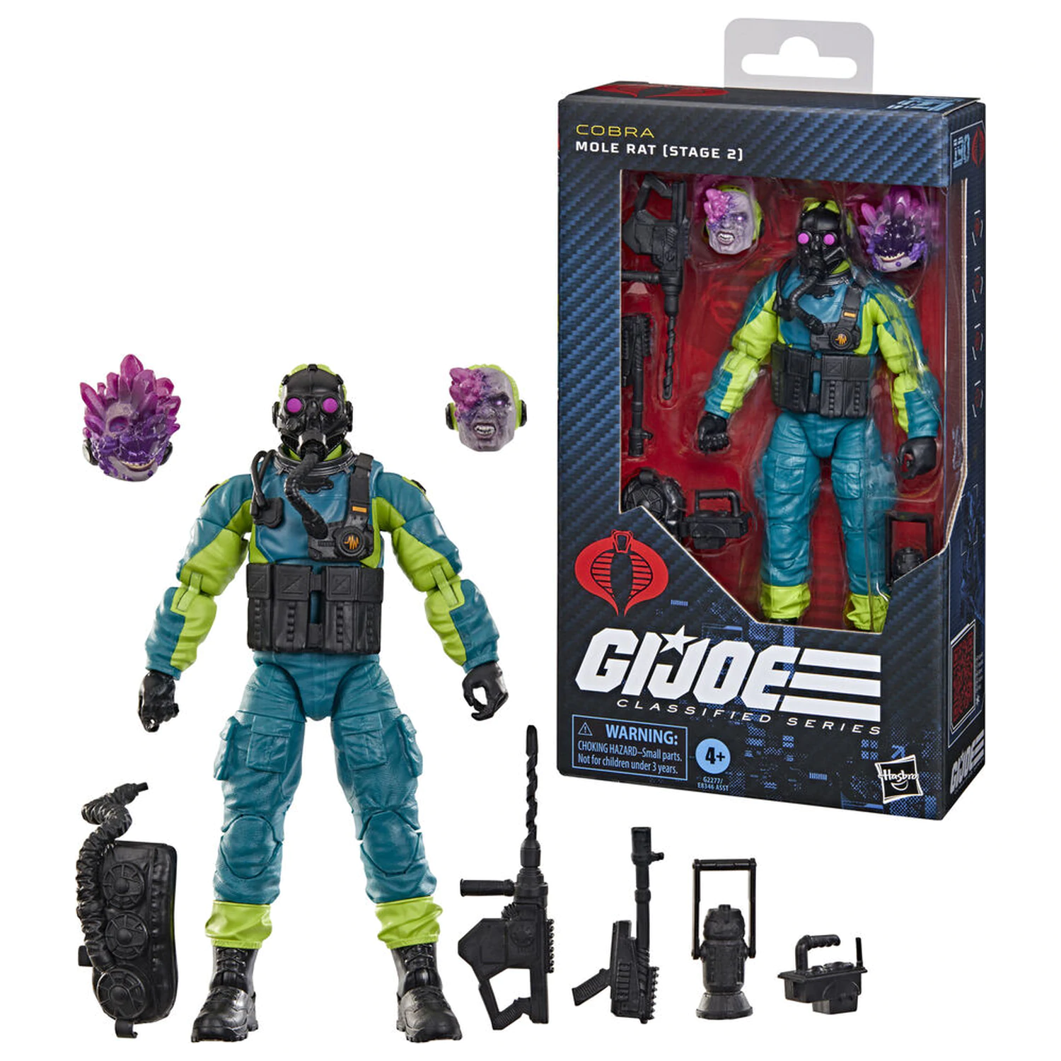 G.I. Joe Classified Series Cobra Mole Rat Stage 2 figure 15cm product photo