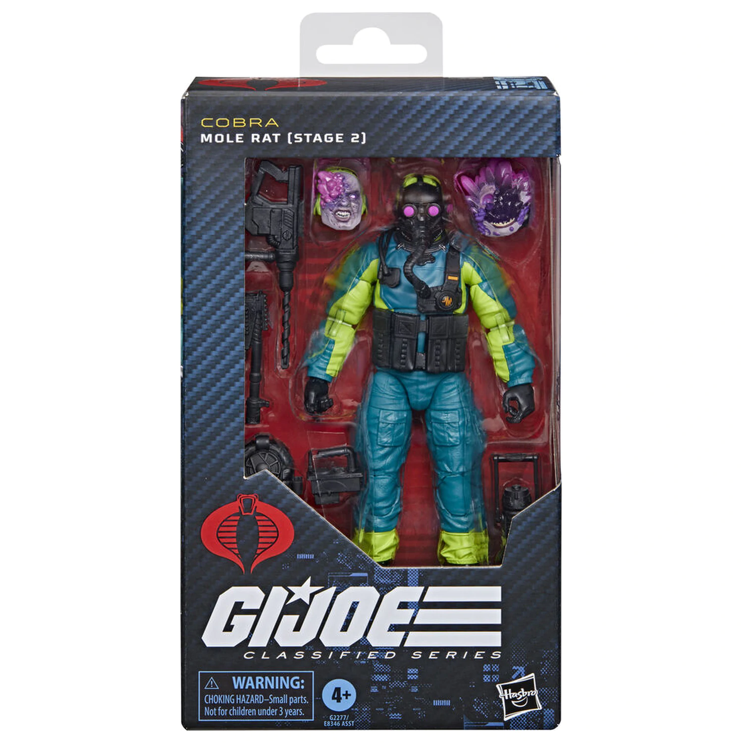 G.I. Joe Classified Series Cobra Mole Rat Stage 2 figure 15cm product photo