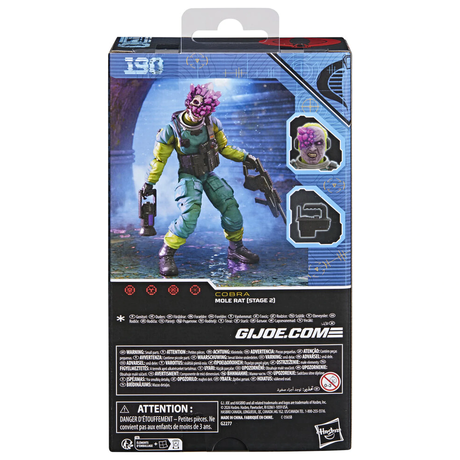 G.I. Joe Classified Series Cobra Mole Rat Stage 2 figure 15cm product photo