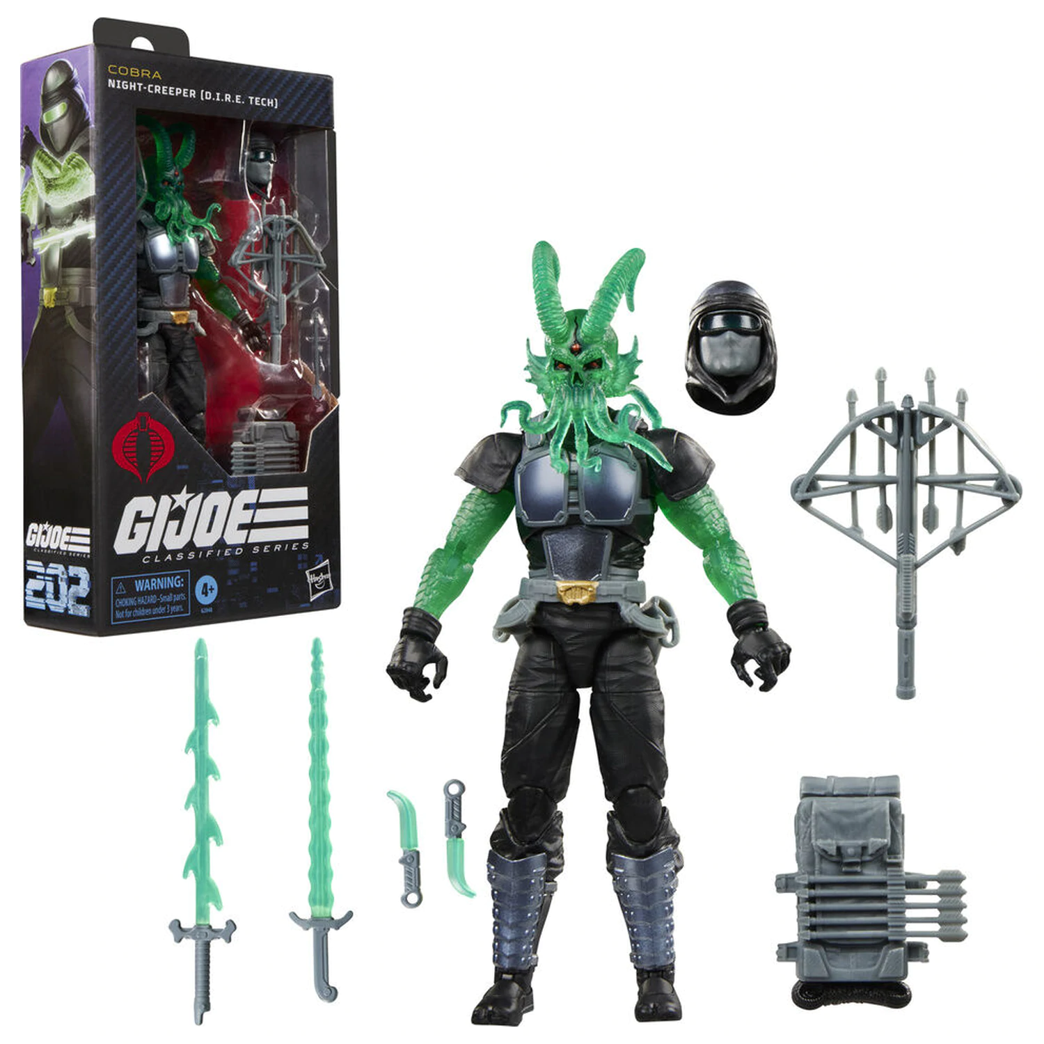 G.I. Joe Classified Series Cobra Night Creeper D.I.R.E Tech figure 15cm product photo
