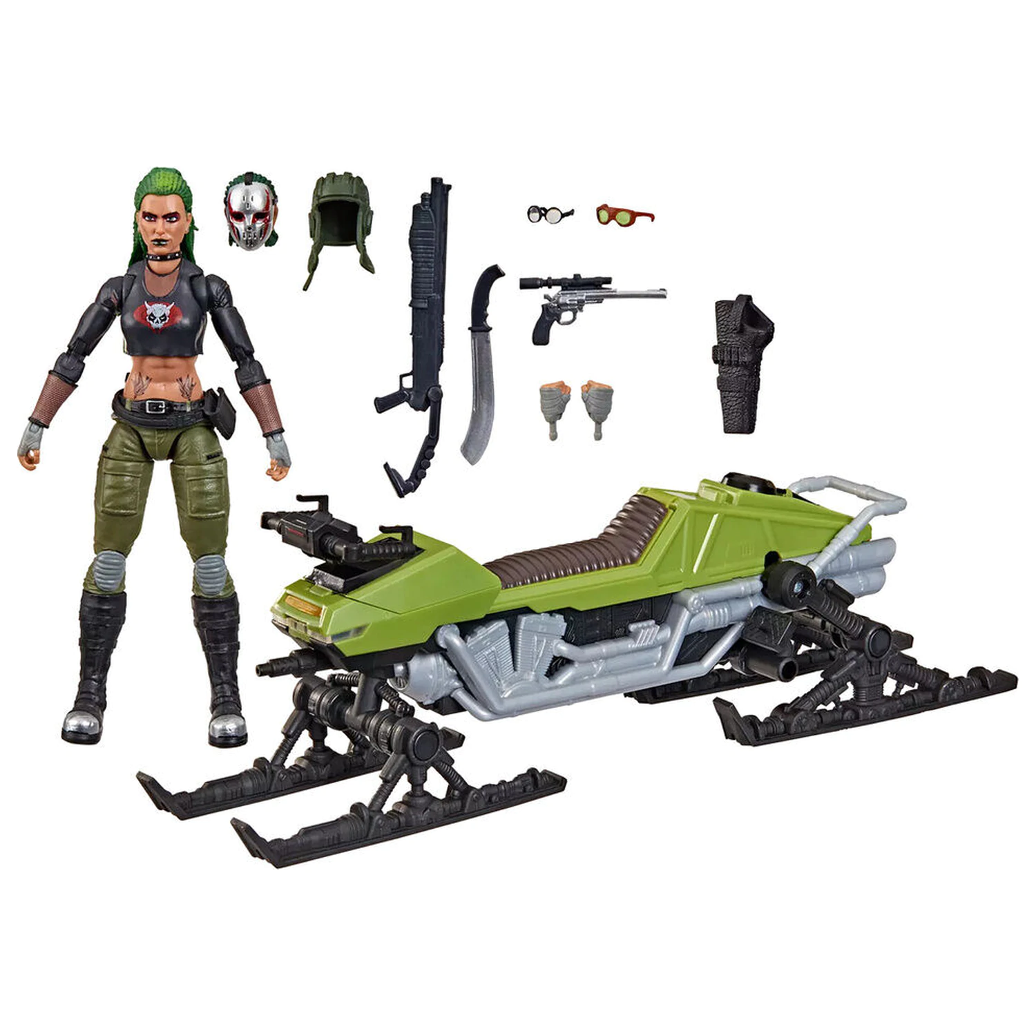 G.I. Joe Classified Series Cobra Zanya and Dreadnok Chameleon figure 15cm product photo