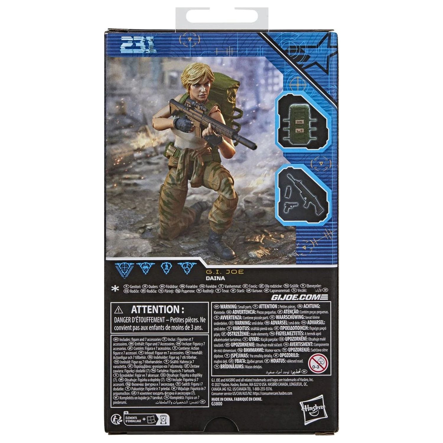 G.I. Joe Classified Series Daina figure 15cm product photo
