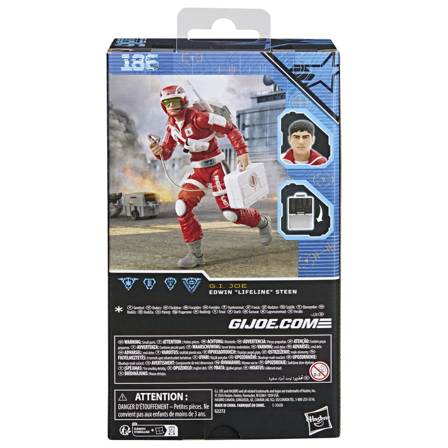 G.I. Joe Classified Series Edwin Lifeline figure 15cm product photo