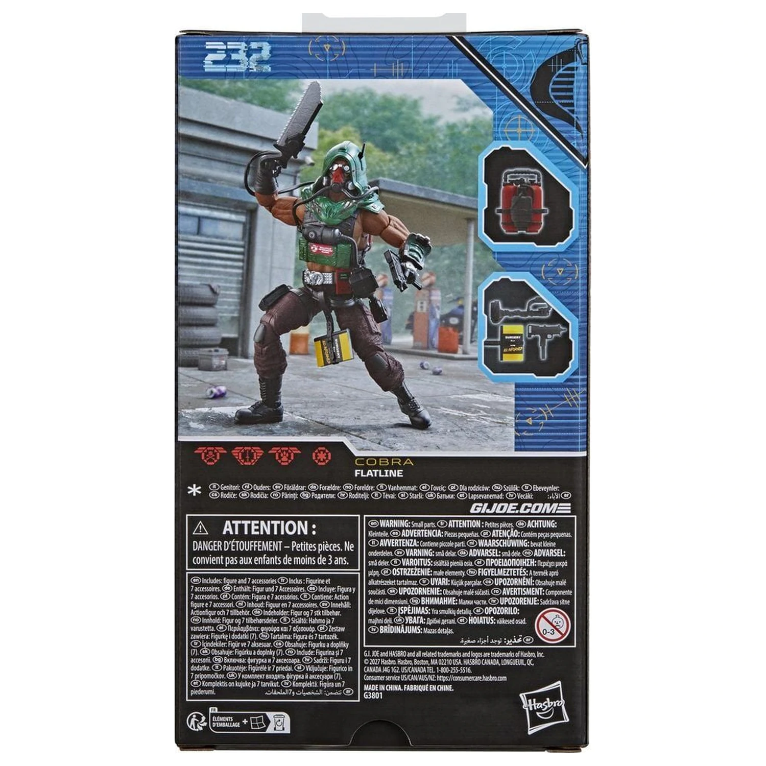 G.I. Joe Classified Series Flatline figure 15cm product photo