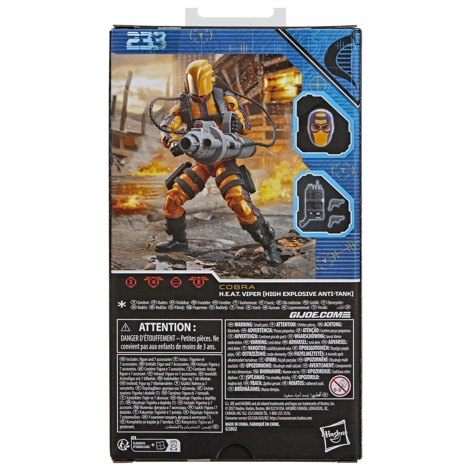 G.I. Joe Classified Series H.E.A.T. Viper figure 15cm product photo