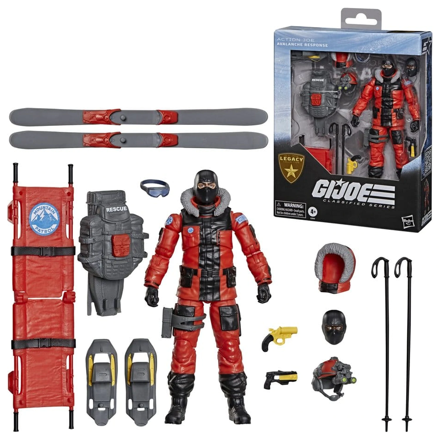 G.I. Joe Classified Series Legacy Collection Action Figure Action Joe - Avalanche Response 15 cm product photo