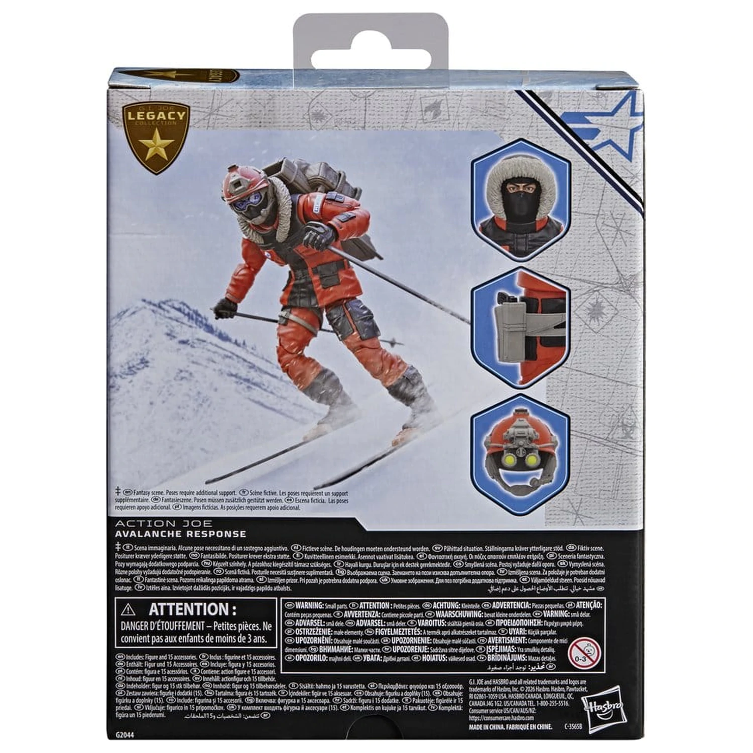 G.I. Joe Classified Series Legacy Collection Action Figure Action Joe - Avalanche Response 15 cm product photo