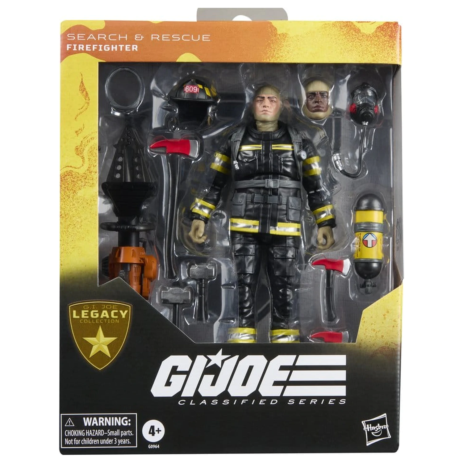G.I. Joe Classified Series Legacy Collection Action Figure Search & Rescue Firefighter 15 cm product photo
