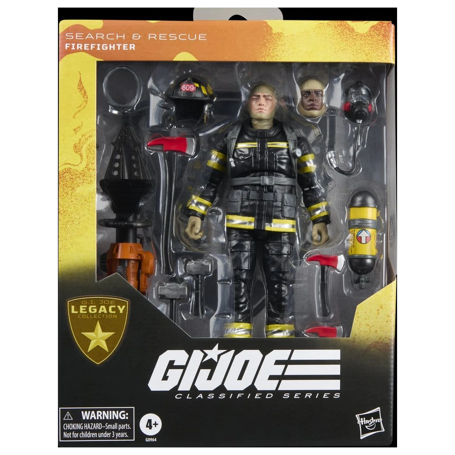 G.I. Joe Classified Series Legacy Collection Action Figure Search & Rescue Firefighter 15 cm product photo