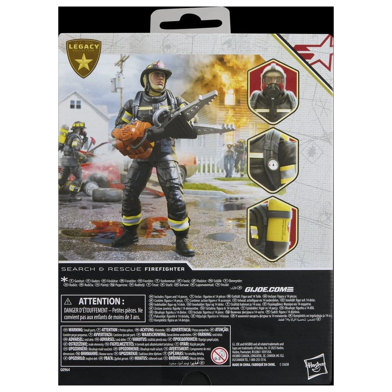 G.I. Joe Classified Series Legacy Collection Action Figure Search & Rescue Firefighter 15 cm product photo