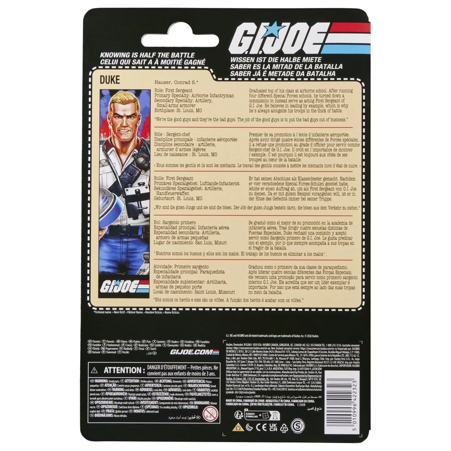 G.I. Joe Classified Series Retro Action Figure Duke 15 cm product photo