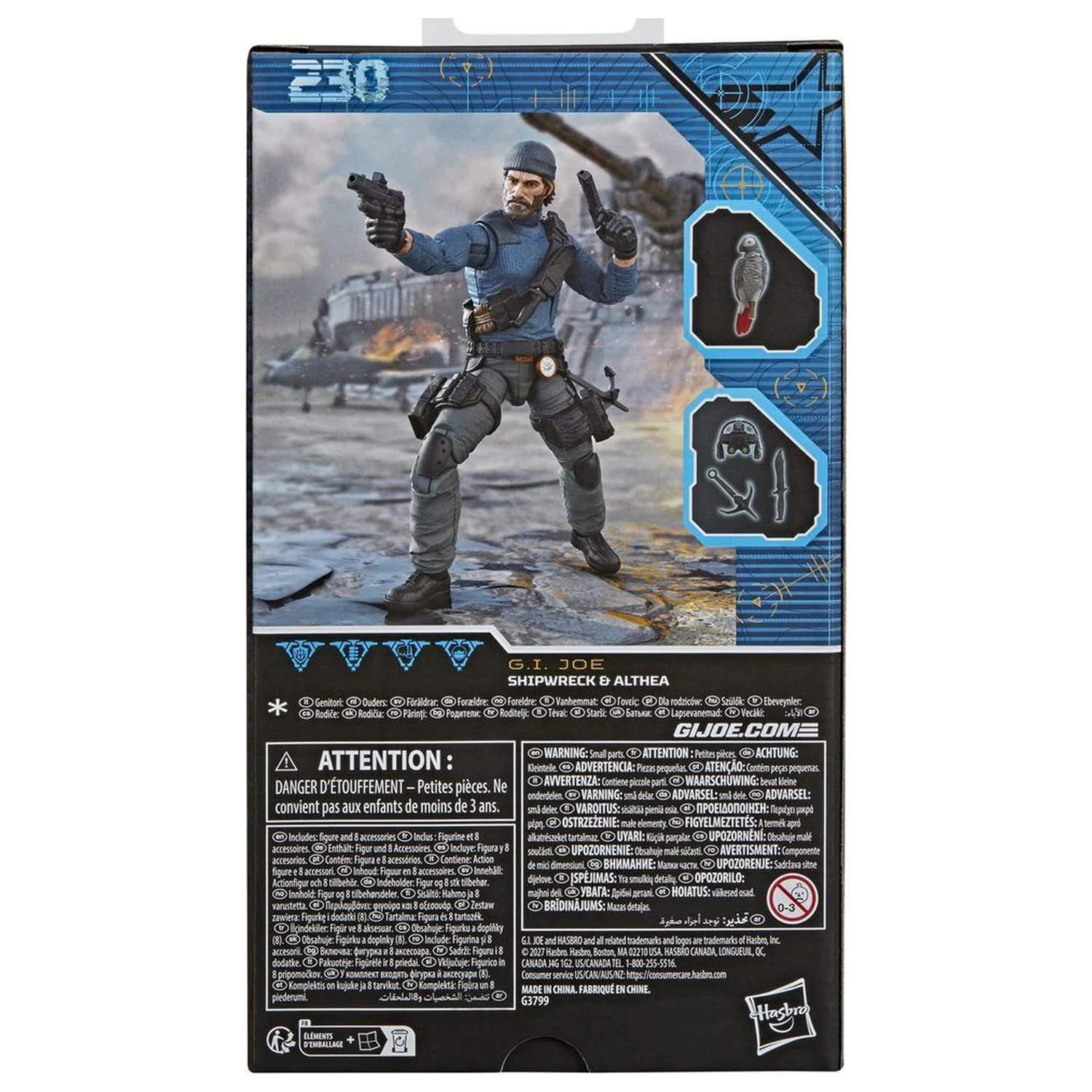 G.I. Joe Classified Series Shipwreck & Althea figure 15cm product photo