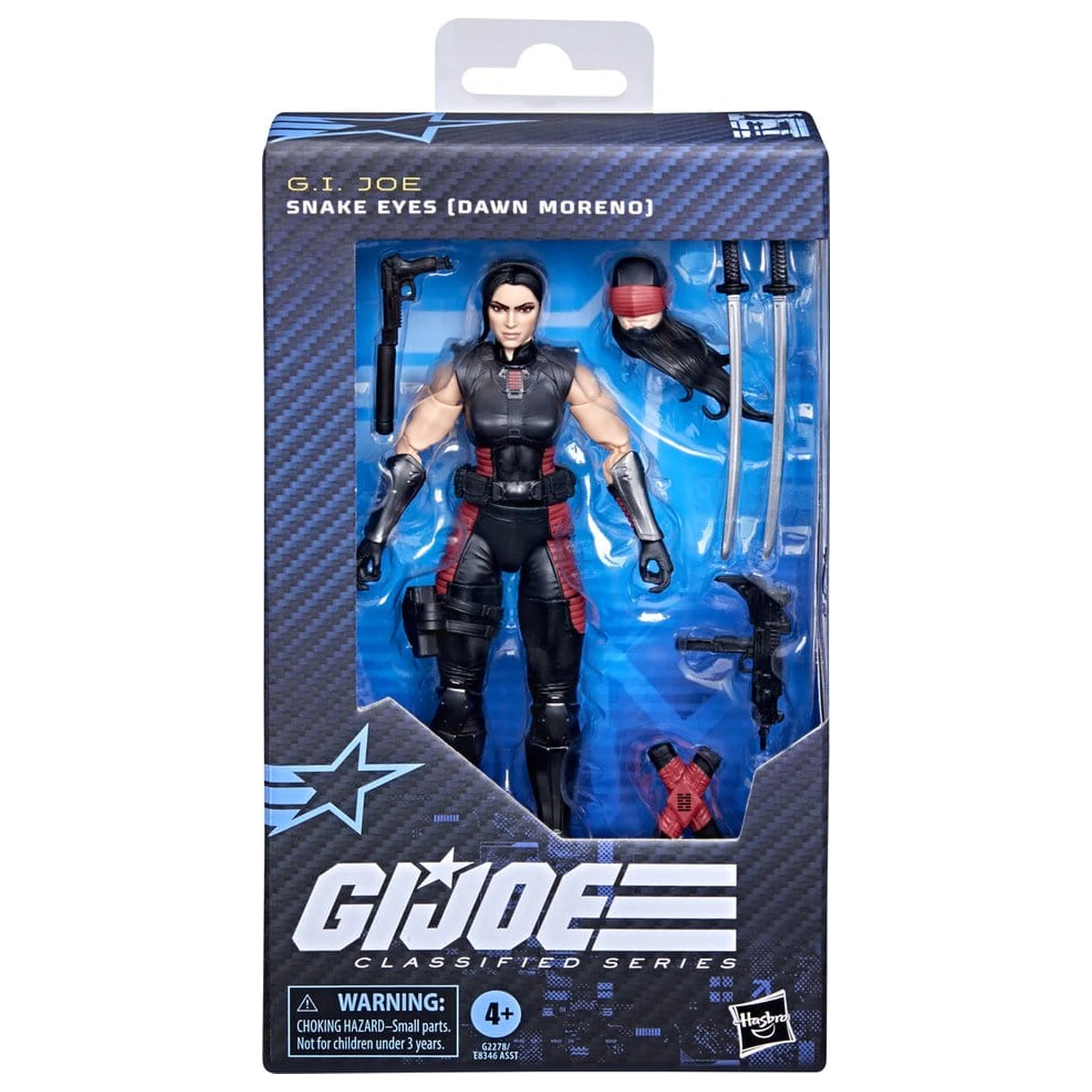 G.I. Joe Classified Series Action Figure Snake Eyes (Dawn Moreno) 15 cm product photo