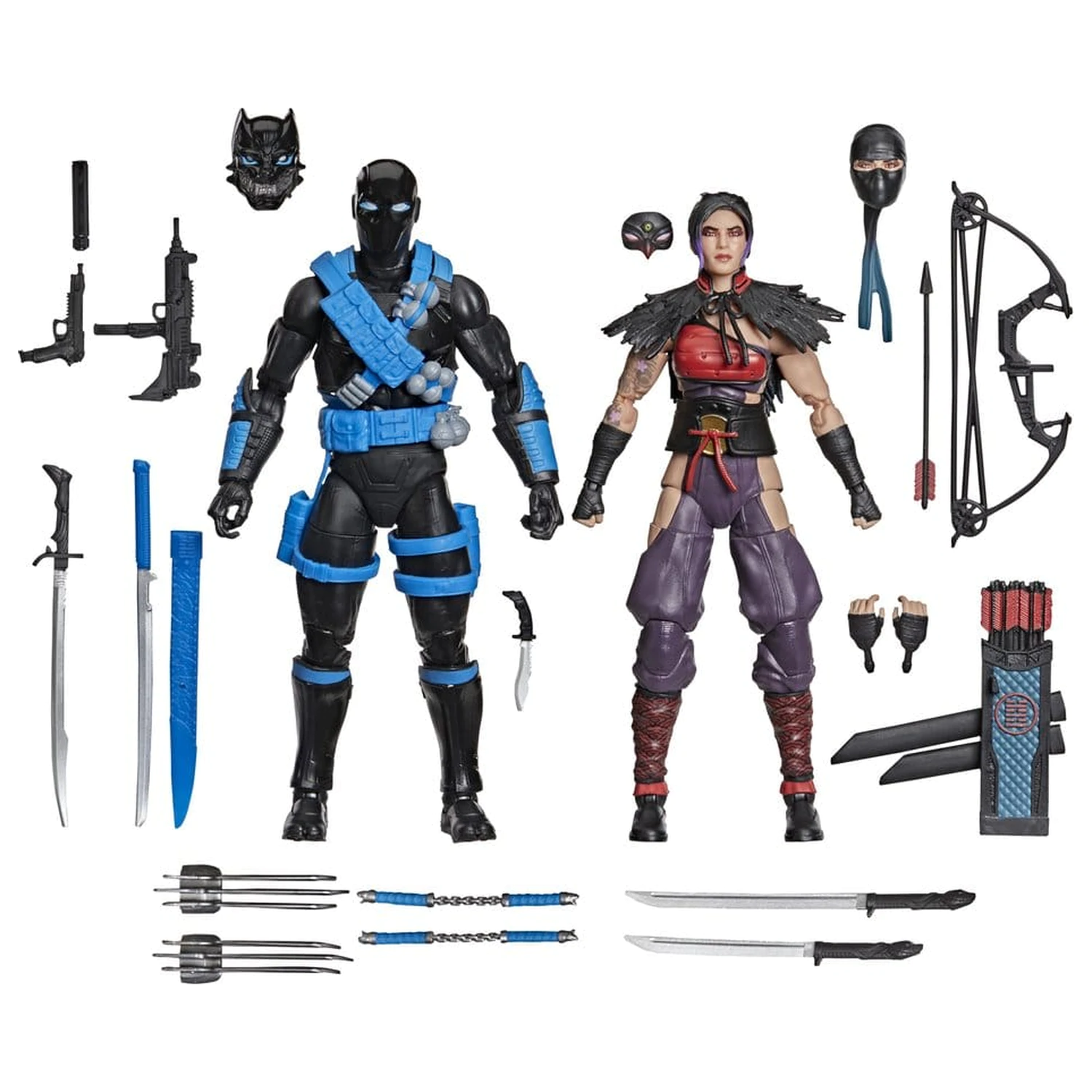 G.I. Joe Classified Series Action Figure 2-Pack Snake Eyes & Kim "Jinx" Arashikage 15 cm product photo