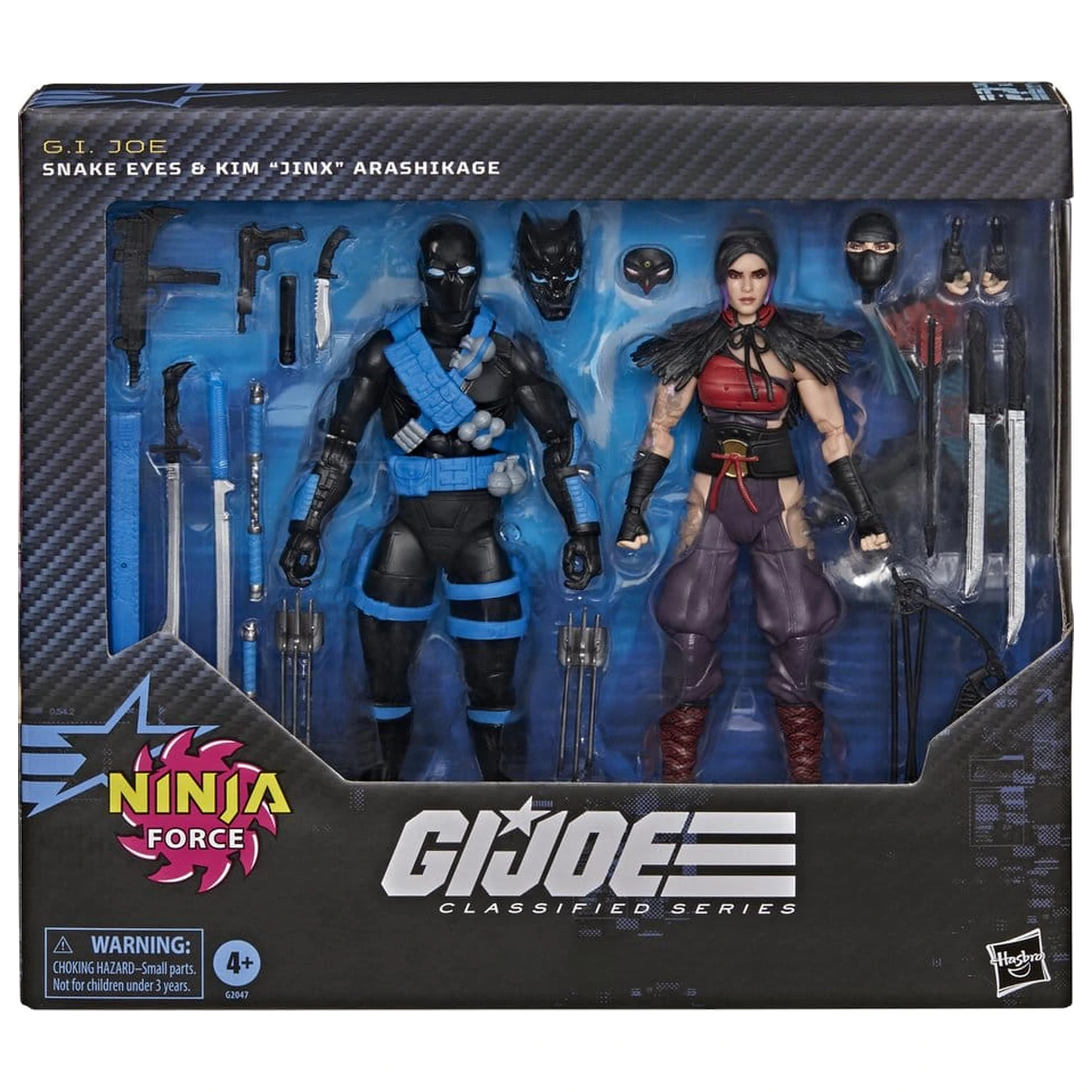 G.I. Joe Classified Series Action Figure 2-Pack Snake Eyes & Kim "Jinx" Arashikage 15 cm product photo