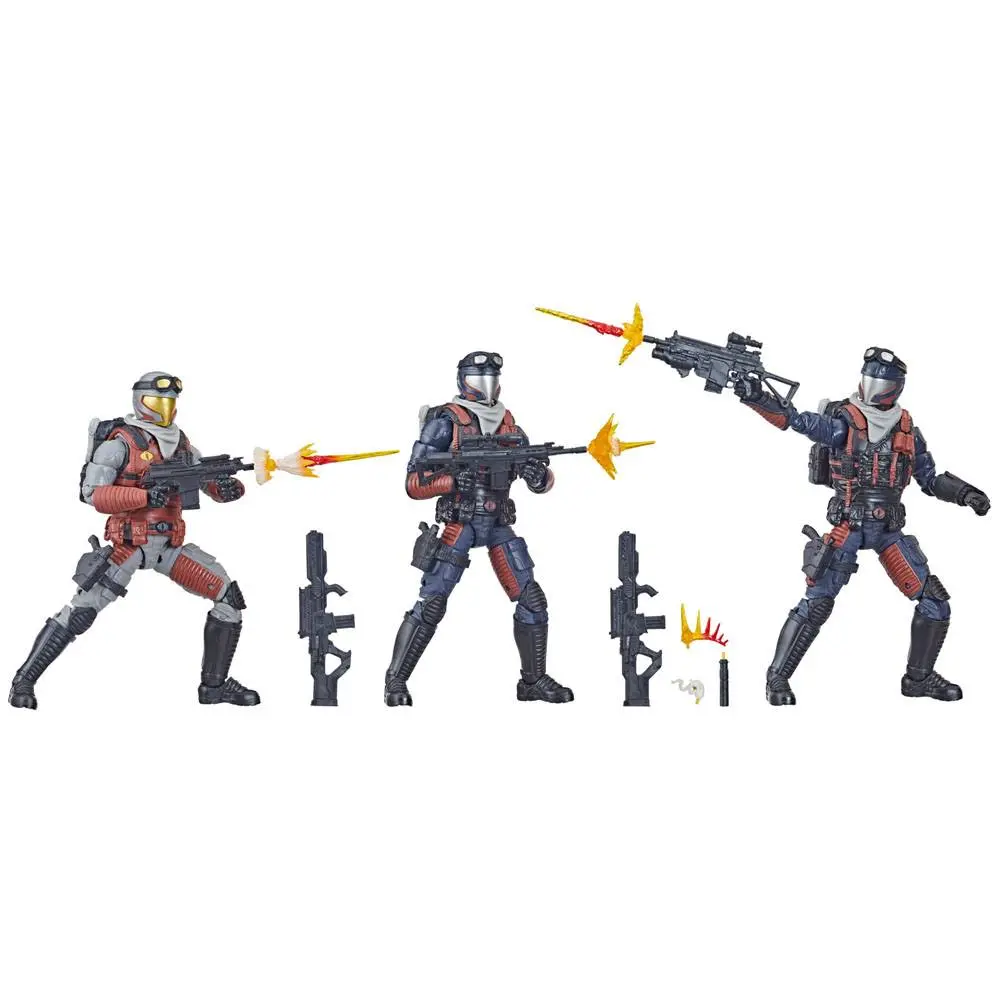 G.I. Joe Classified Series Action Figures Troop-Builder 3-Pack Cobra Viper & Vipers 15 cm product photo