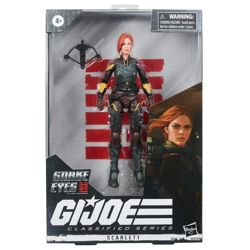 G.I. Joe Classified Series - Snake Eyes: G.I. Joe Origins Scarlett 20 figure 15cm product photo