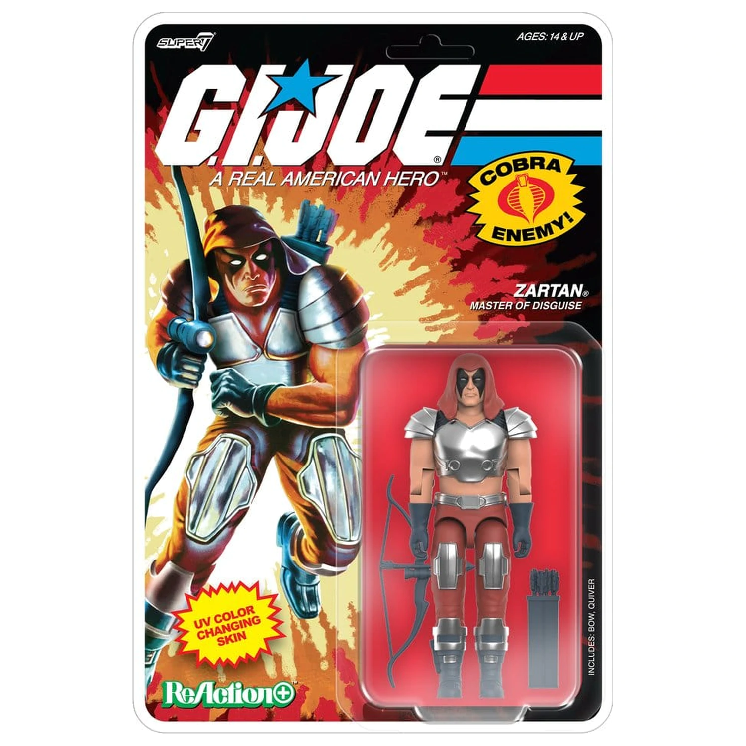 G.I. Joe (Comic) ReAction+ Action Figure Wave 09 Zartan product photo