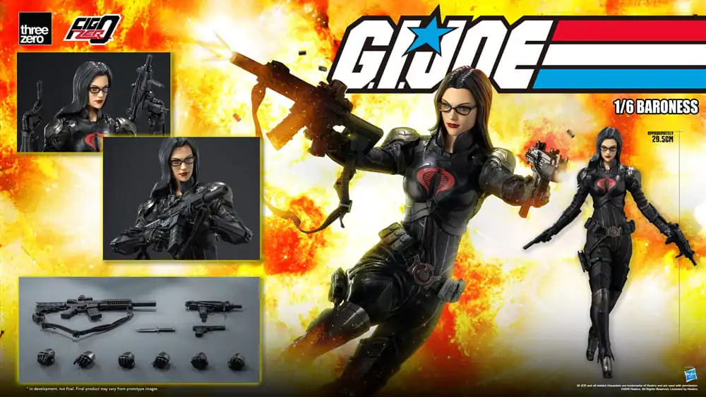 G.I. Joe FigZero Action Figure 1/6 Baroness 30 cm product photo