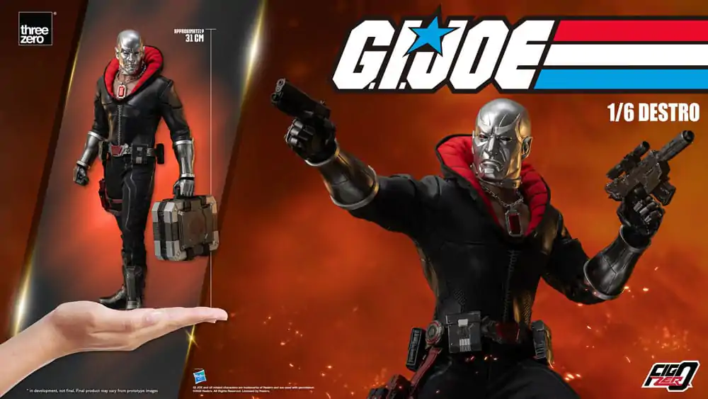 G.I. Joe FigZero Action Figure 1/6 Destro 31 cm termékfotó