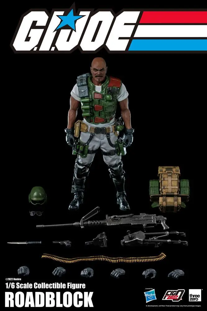 G.I. Joe FigZero Action Figure 1/6 Roadblock 30 cm product photo