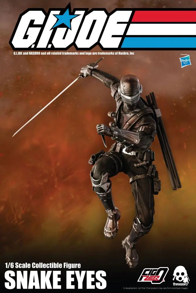 G.I. Joe FigZero Action Figure 1/6 Snake Eyes 30 cm product photo