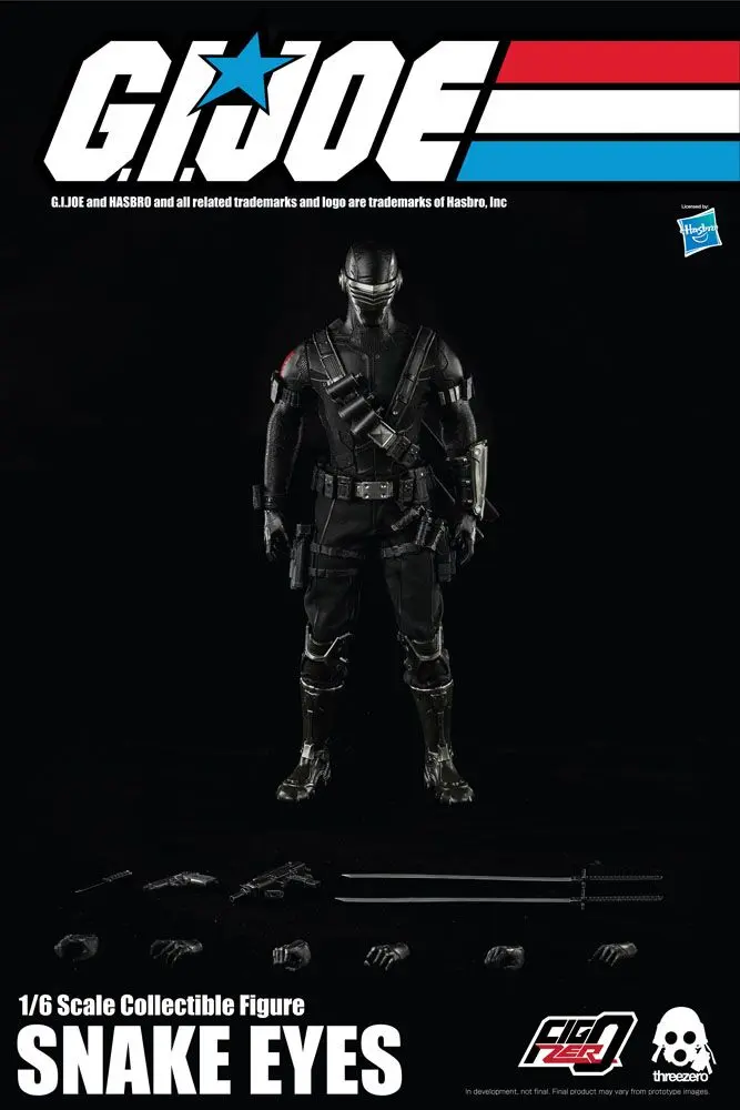 G.I. Joe FigZero Action Figure 1/6 Snake Eyes 30 cm product photo