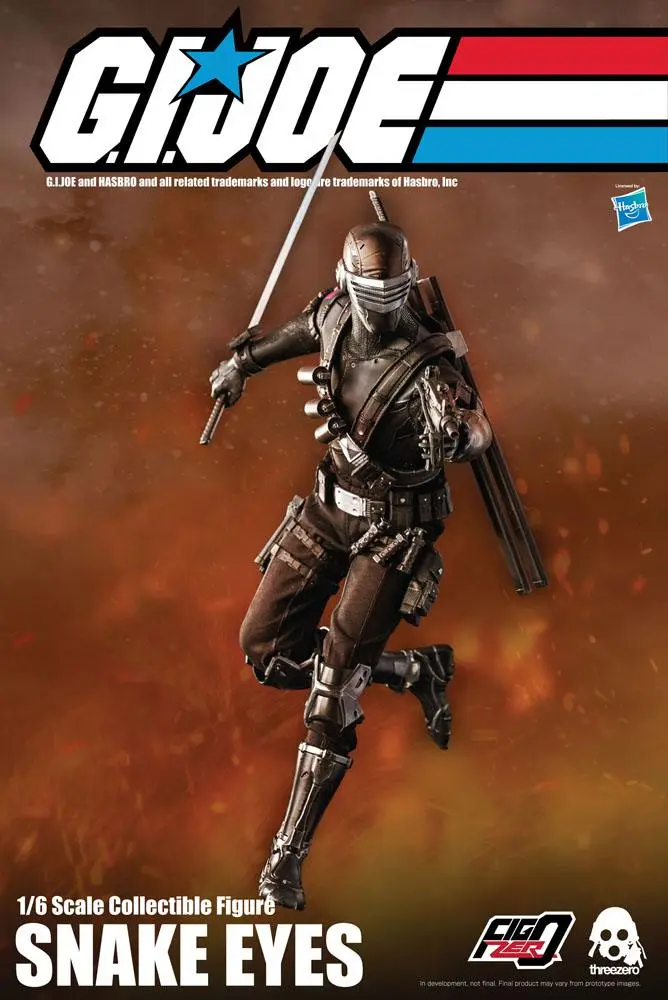 G.I. Joe FigZero Action Figure 1/6 Snake Eyes 30 cm product photo