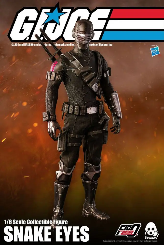 G.I. Joe FigZero Action Figure 1/6 Snake Eyes 30 cm product photo