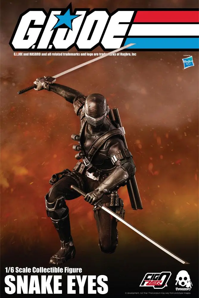G.I. Joe FigZero Action Figure 1/6 Snake Eyes 30 cm product photo