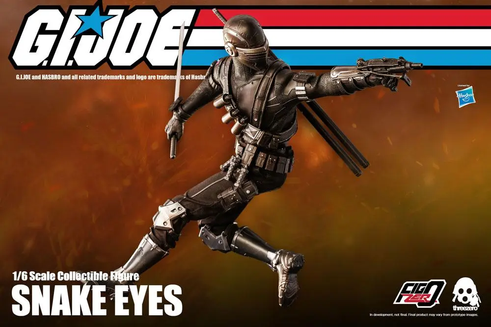 G.I. Joe FigZero Action Figure 1/6 Snake Eyes 30 cm product photo